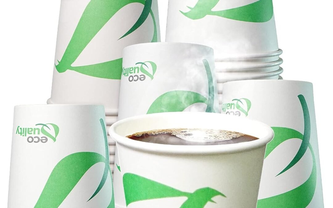12 oz Compostable Paper Cups – Biodegradable Disposable White Paper Coffee Cups PLA Lined – Eco-friendly Hot and Cold Drinking Cups for Travel, Picnic, Party and Events (50) Manufacturer & Supplier
