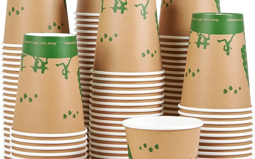 ECOLipak 240 Count 12 oz Compostable Paper Cups, Biodegradable Disposable Paper Coffee Cups with PLA Lined, Eco-friendly Hot Paper Cups for Party, Picnic,Travel,and Events Manufacturer & Supplier