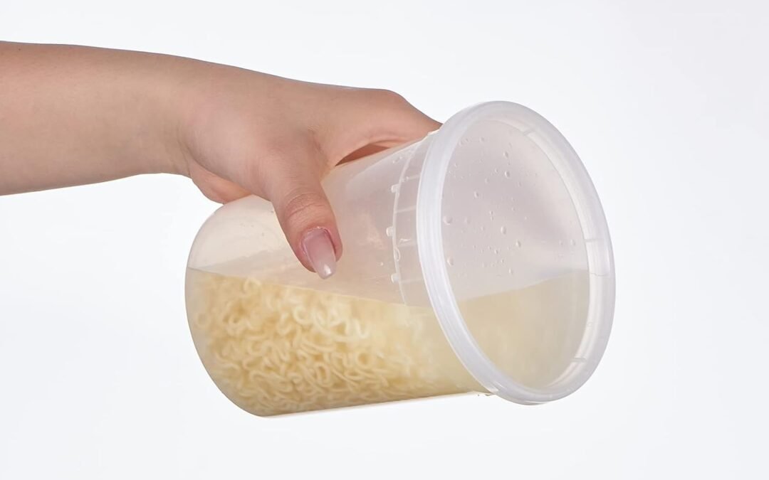 China 32oz Plastic Deli Containers, 240 Sets – Leakproof, Stackable, BPA Free, Microwavable, Freezer Safe Wholesale Supplier