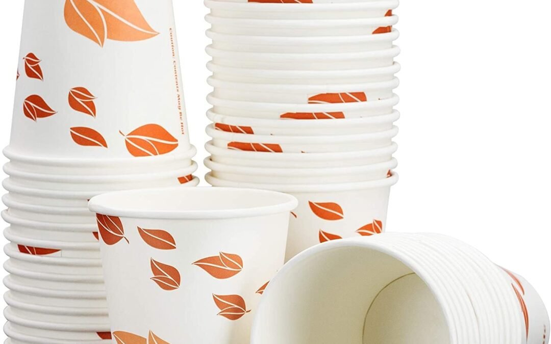 Compostable 12 Oz Paper Coffee Cups, 100 Pack By Avant Grub. Medium Sized, PLA Lined Disposable Hot and Cold Beverage Cup Set for Cafe, Shops, Kiosk, Concession Stand and Office Manufacturer & Supplier