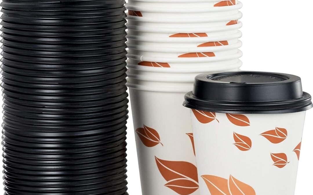 Compostable, Paper Coffee Cups 12 oz, 100 Pack. Disposable, Eco Friendly Bulk Drink Cup Set with Natural Plant Derived PLA Lining for Tea, Water, Espresso, Hot Chocolate To Go Beverages Manufacturer & Supplier