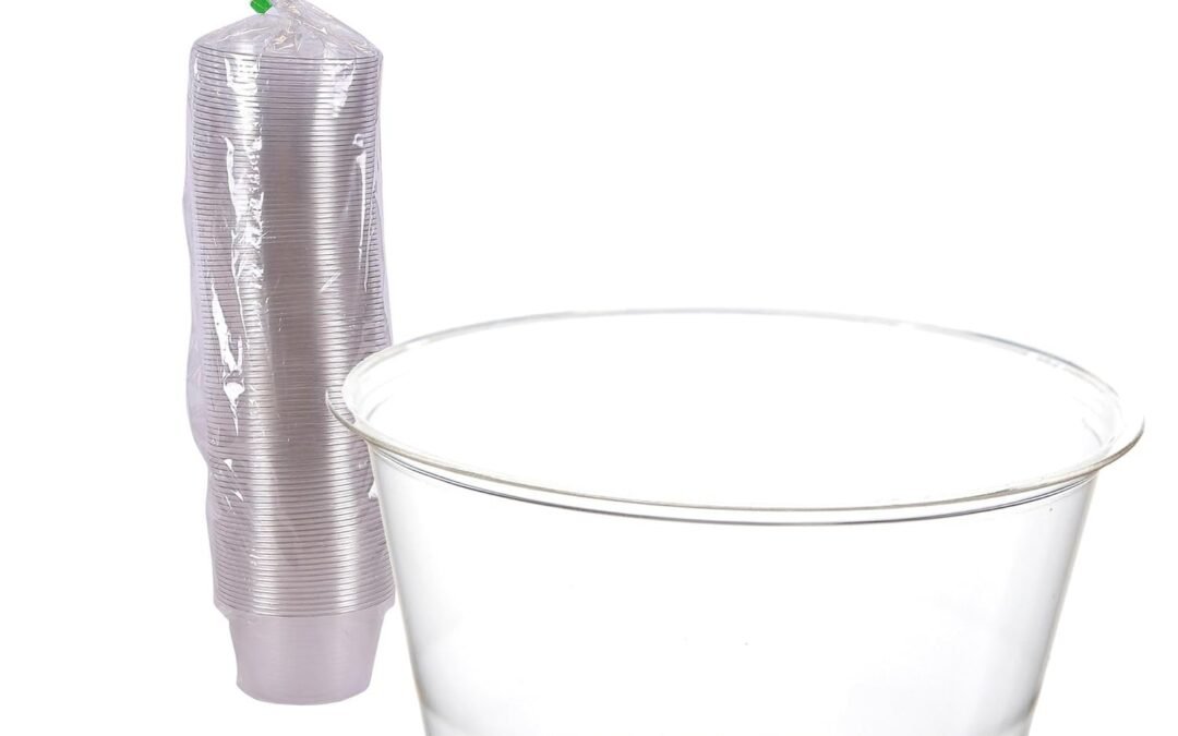 ECO PRODUCTS Compostable Clear PLA Plastic 3oz Portion Cups, Pack of 100, Round Cold Food Containers, Renewable Plant-Based, Lid Sold Separately, Disposable, ASTM Compliant, BPI-Certified Manufacturer & Supplier