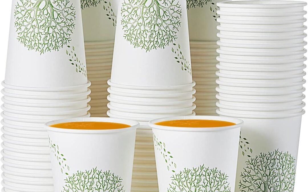 ECOLipak 210 Count 16 oz Compostable Cups, Biodegradable Disposable Paper Cups with PLA Lined, Eco-friendly Paper Coffee Cups for Party, Picnic,Travel,and Events Manufacturer & Supplier