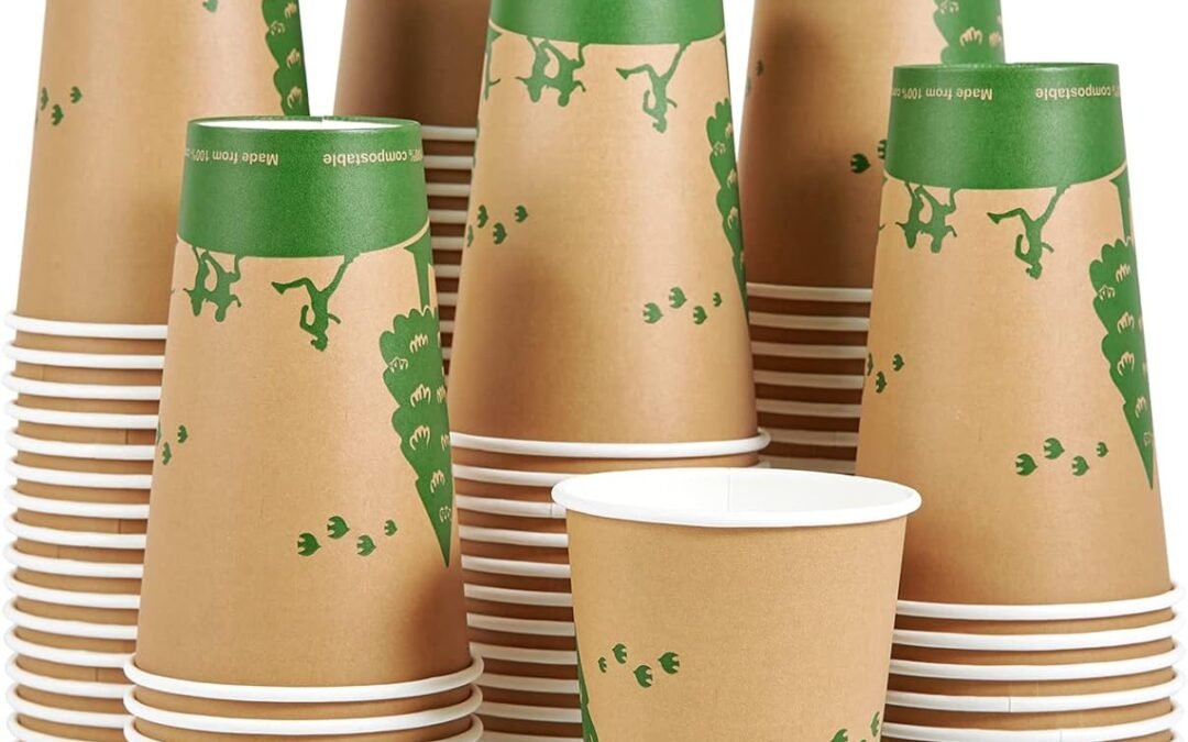 ECOLipak 210 Count 16 oz Paper Cups, 100% Compostable Paper Coffee Cups with PLA Lined, Disposable Biodegradable Hot Paper Cups for Party, Picnic, Travel, and Events Manufacturer & Supplier