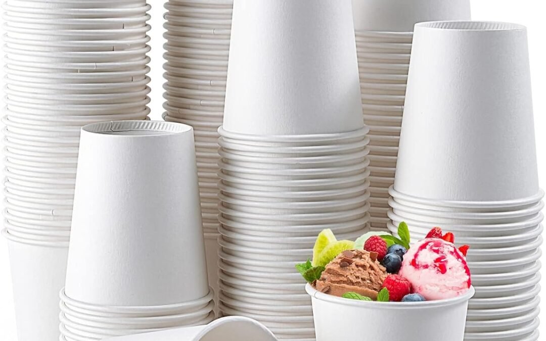 Factory Wholesale 600 Pack 5 oz Paper Cups, Disposable Bathroom Mouthwash White Hot Drinking Cups for Home, School and Office