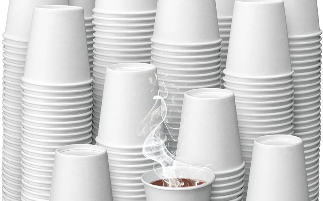 Factory Wholesale Prestee 500 Pack 3 oz Paper Coffee Cups – Hot Drinking Cups for Coffee, Tea, Snacks or Mouthwash