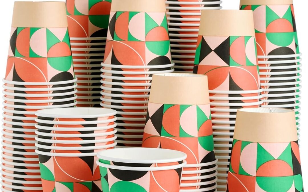 Factory Wholesale Turbo Bee 270 Pack 10oz Paper Cups,Disposable Paper Coffee Cups,Hot/Cold Beverage Drinking Cups for Coffee, Paper Hot Cups 10oz,Suitable for Party, Picnic, Travel, and Events