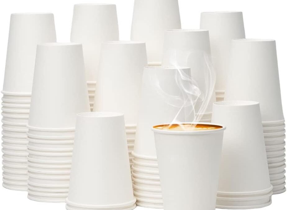 Factory Wholesale YEEHAW 12 oz 300 Pack Disposable Paper Coffee Cups, Bulk White Hot to Go Cups for Hot Coffee, Hot Liquid, Chocolate, Juice, Hot Beverage Drinkings, Ideal for Cafes, Bistros, Office and Family