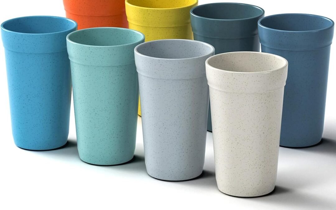 Homestockplus 【Set of 8】 20 Oz Tumbler Cups,Unbreakable Drinking Cups Microwave and Dishwasher Safe BPA Free E-Co Friendly Reusable Cup For Smoothies,Water Manufacturer & Supplier
