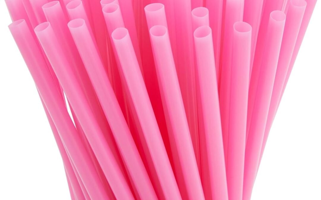 Juvale 300-Pack Pink Plastic Straws for Birthday Party, Baby Shower, Weddings and Gatherings, 10 Inches Long Fun Pink Straws Plastic for Cocktails, Coffee, Juice, Water, Iced Tea and More In Stock – Direct From Factory