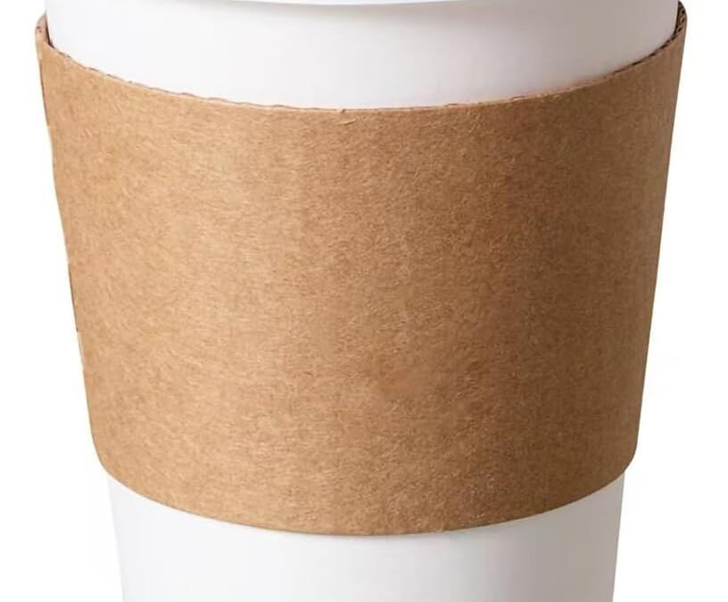 KTOB [50 pack 12 oz Compostable PLA Coffee Cups with Lids and Kraft Sleeves, Eco Friendly Disposable White Paper Cups Combo for Hot Beverage Manufacturer & Supplier
