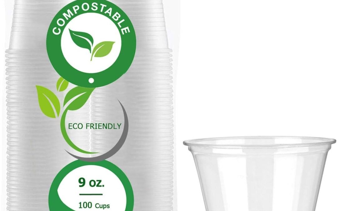 KTOB 9 oz Eco Friendly Party Cups,100 Clear Corn Plastic PLA Cups Disposable Compostable Drinking Tumblers Biodegradable Punch Manufacturer & Supplier