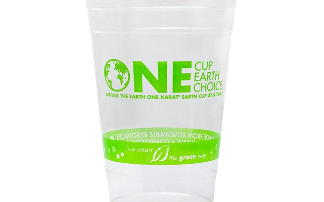 Karat Earth KE-KC20G 20 oz 98mm100% Compostable PLA Cups (Case of 1000) Manufacturer & Supplier