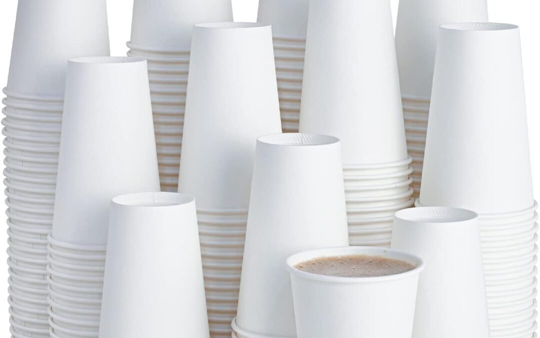 LITOPAK 210 Pack 16 oz Disposable Paper Coffee Cup, Hot/Cold Beverage Drinking Cups for Water, White Paper Hot Coffee Cups, Suitable for Party, Picnic, Travel, and Events Manufacturer & Supplier