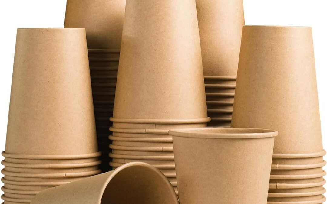 Lamosi 100 Count 12 oz Kraft Paper Cups, Disposable Hot/Cold Paper Coffee Cups, 12 Ounce Beverages Cups, Water Cups for Party Picnic Travel and Events Manufacturer & Supplier