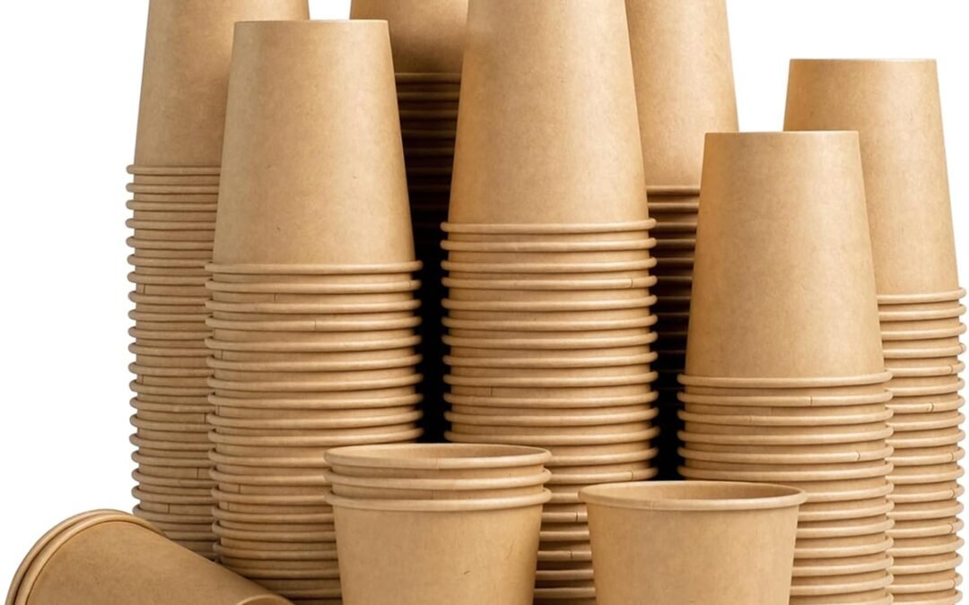 Lamosi 200 Pack 8 OZ Kraft Paper Cups, Brown Disposable Paper Coffee Cups, Unbleached Paper Cups for Hot/Cold Beverage Party Home Office Manufacturer & Supplier
