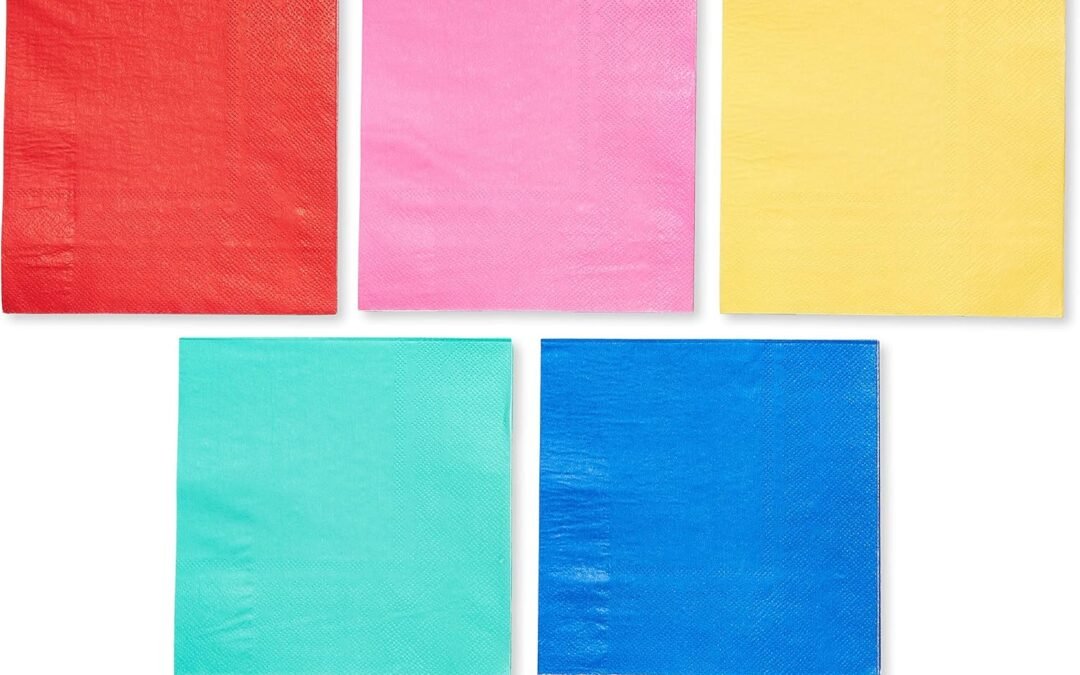 OEM American Greetings 50-Count Rainbow Lunch Napkins Wholesale Manufacturer