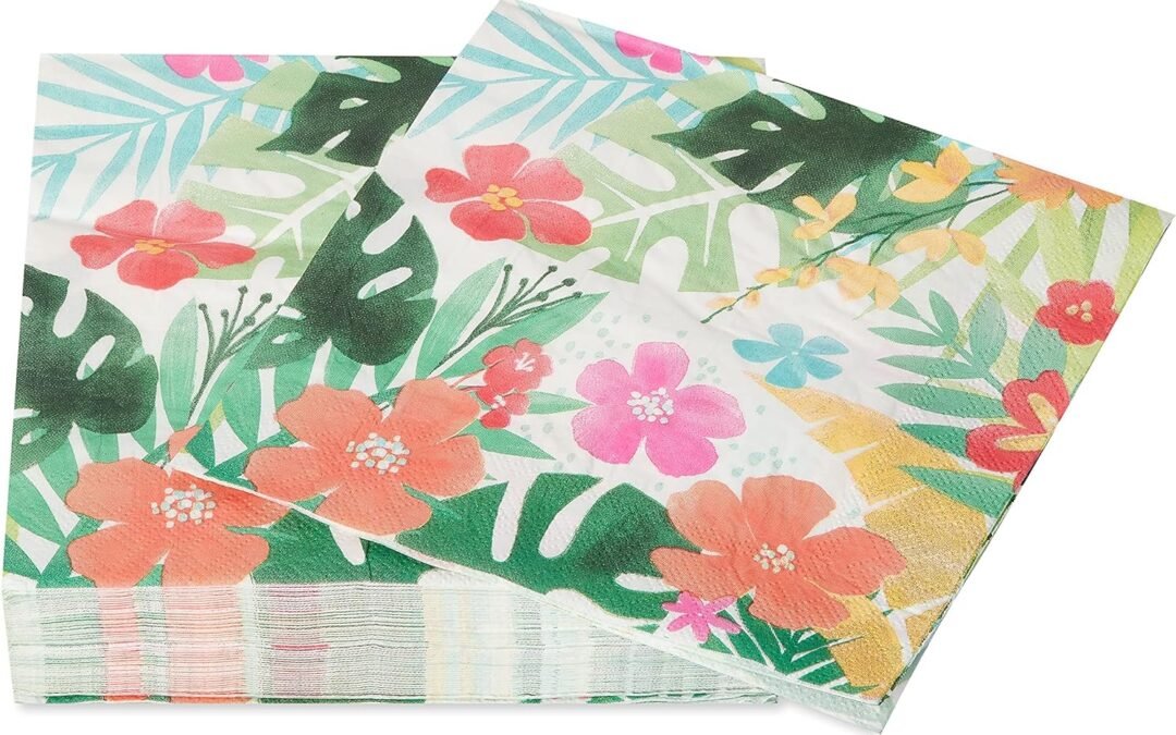 OEM American Greetings Tropical Luau Party Supplies for BBQs and All Summer Parties, Lunch Napkins (50-Count) Wholesale Manufacturer
