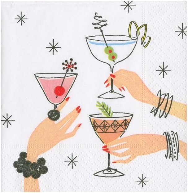 OEM Caspari Aperitivo Cocktail Napkins – 20 Per Package Wholesale Manufacturer