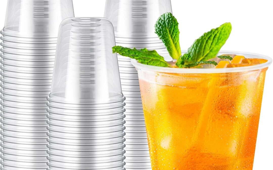 OEM ODM 100 Pcs Disposable Stemless Glasses,12oz Crystal Plastic Wine Glasses,Clear Plastic Cups Party Drinking Cups for Cold Drinking Cocktail Weddings Birthdays Christmas Party Supplies Supplier