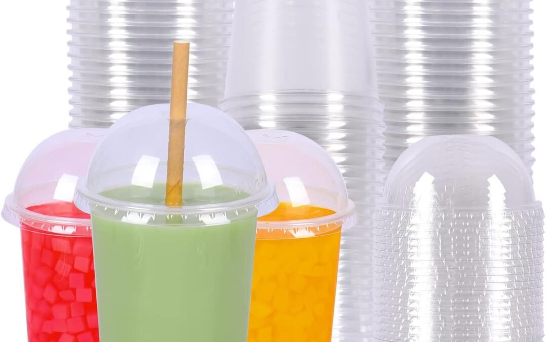 OEM ODM 17 oz Disposable Clear Plastic Cups With Dome Lids Perfect for Cold Drinks Coffee Smoothie Dessert Cups BPA Free 50 Pack Supplier