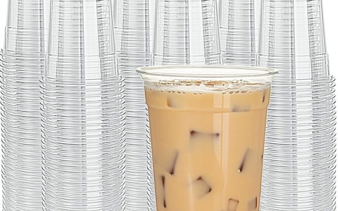 OEM ODM 300 Pack Crystal Clear 16 Oz Plastic Cups Disposable Cups, PET Clear Cups for Party, Smoothie Disposable Drinkware for Wedding, Cold Drink Cup for Sparkling Ice Coffee Bubble Tea Supplier