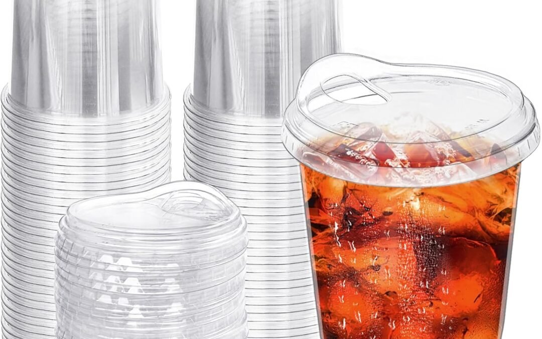 OEM ODM 50 Pack Clear Plastic Cups with Strawless Sip Lids,16 oz Iced Coffee Cups With Lids,Disposable PET Crystal Cups,Round Bottom To Go Cup for Iced Coffee Juice Smoothie Cold Beverage Supplier
