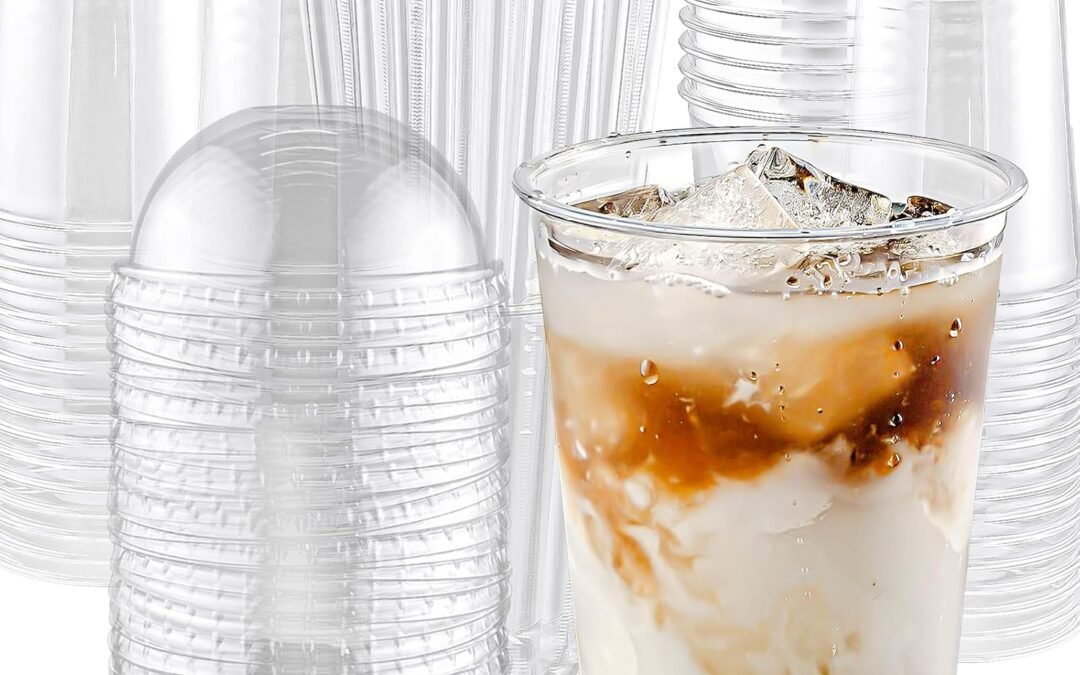 OEM ODM 50 Set 16oz Disposable Clear Plastic Cup with Lids and Straws, Sturdy & Food Safe Iced Coffee Cups, Plastic Cold Drinks Cups for Smoothie, Milk Tea, Assorted Beverages Party Supplies Supplier
