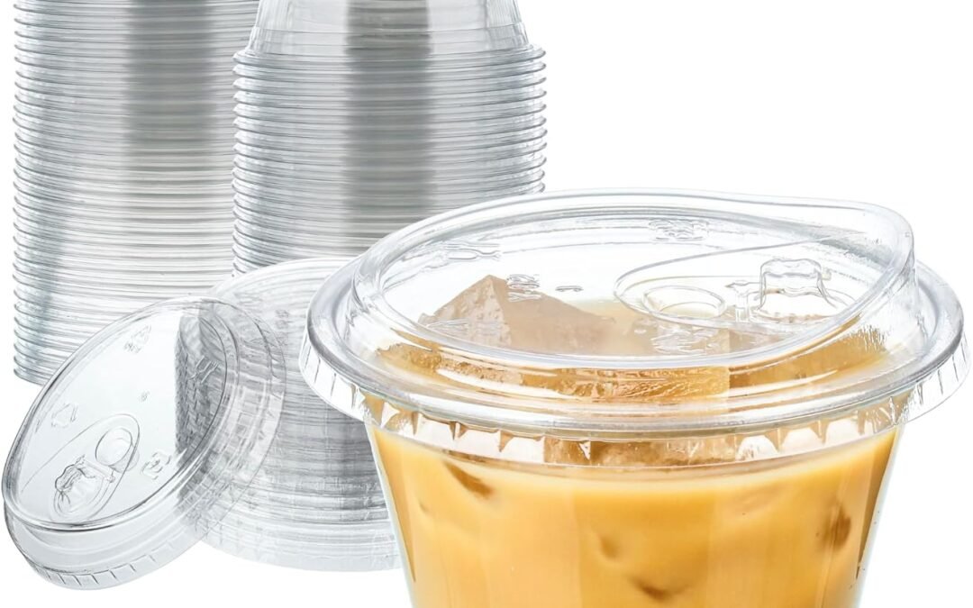OEM ODM 9 oz Clear Plastic Cups with Sip-Lids, 25 Sets Disposable Plastic Iced Coffee Cups with Strawless Lids, To Go Coffee Cup for Smoothie, Milkshake, Cold Drinks Supplier