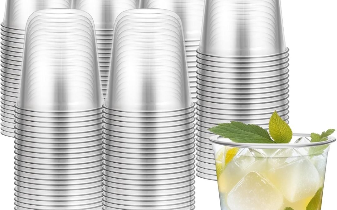 OEM ODM Disposable Stemless Glasses 12oz Crystal Plastic Cups Disposable Cold Party Drinking Cups Wine Glasses for Meeting Weddings Birthdays Cocktail Christmas Party Supplies (Clear, 100 Pcs) Supplier