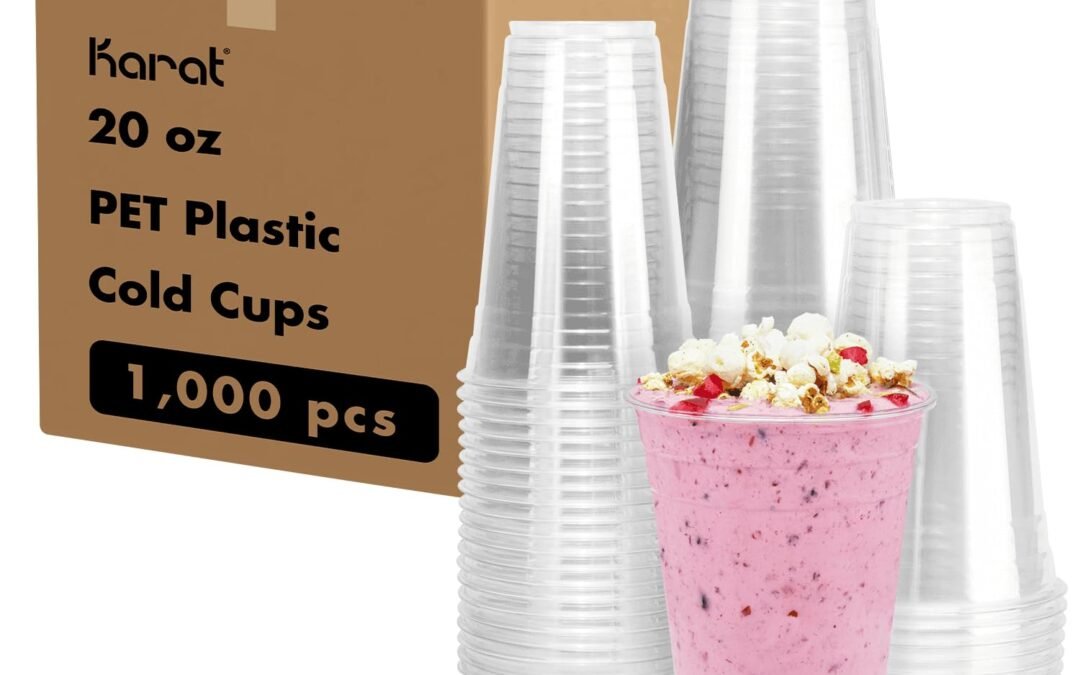 OEM ODM Karat C-KC20 20oz PET Plastic Cold Cups (98mm) – 1,000 ct Supplier