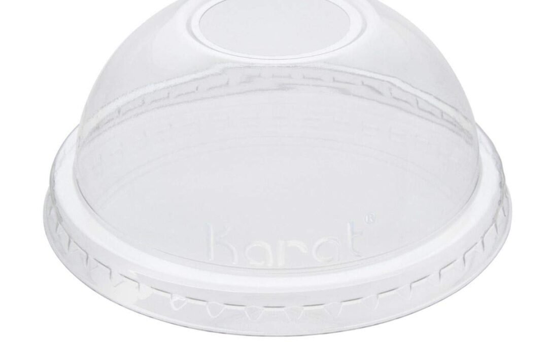 OEM ODM Karat C-KCDL90 90mm PET Dome Lid, Fits 12 oz – 22 oz Paper Cold Cups (Pack of 1000) Supplier