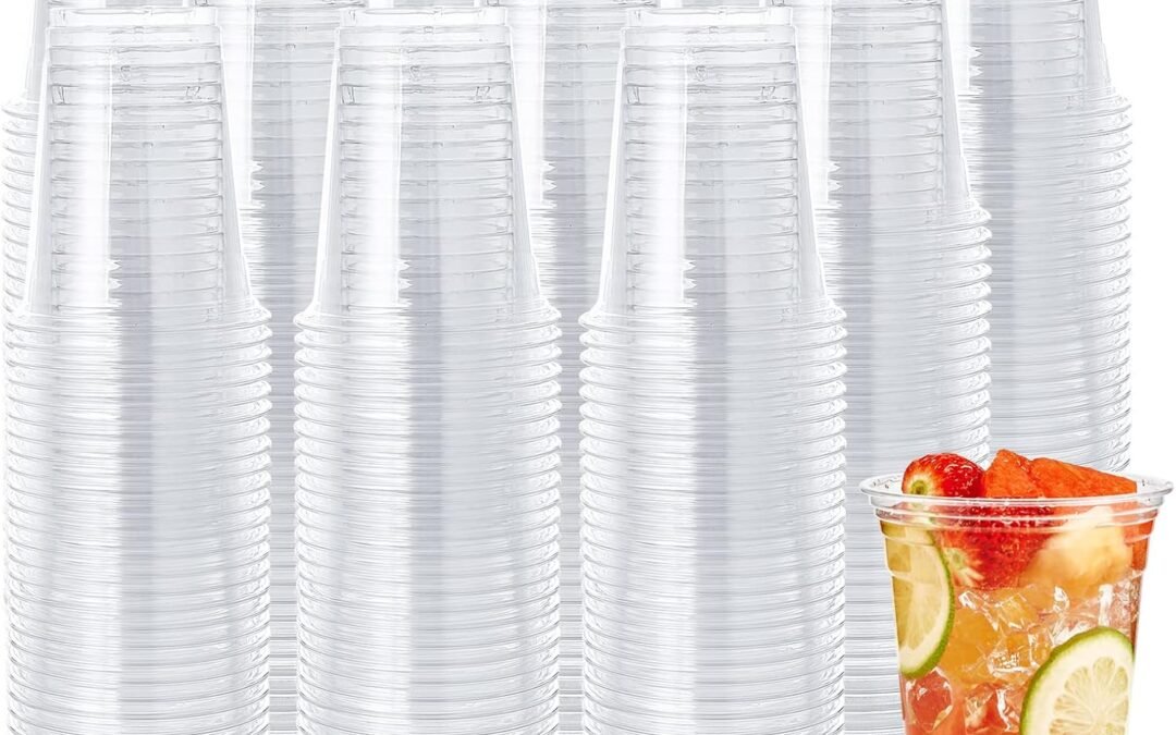 OEM ODM Lilymicky 1000 Pack 12 oz Clear Plastic Cups, PET Disposable Drinking Cups, Crystal Clear, Perfect for Ice Coffee, Smoothie, Soda, or Any Cold Drinks Supplier