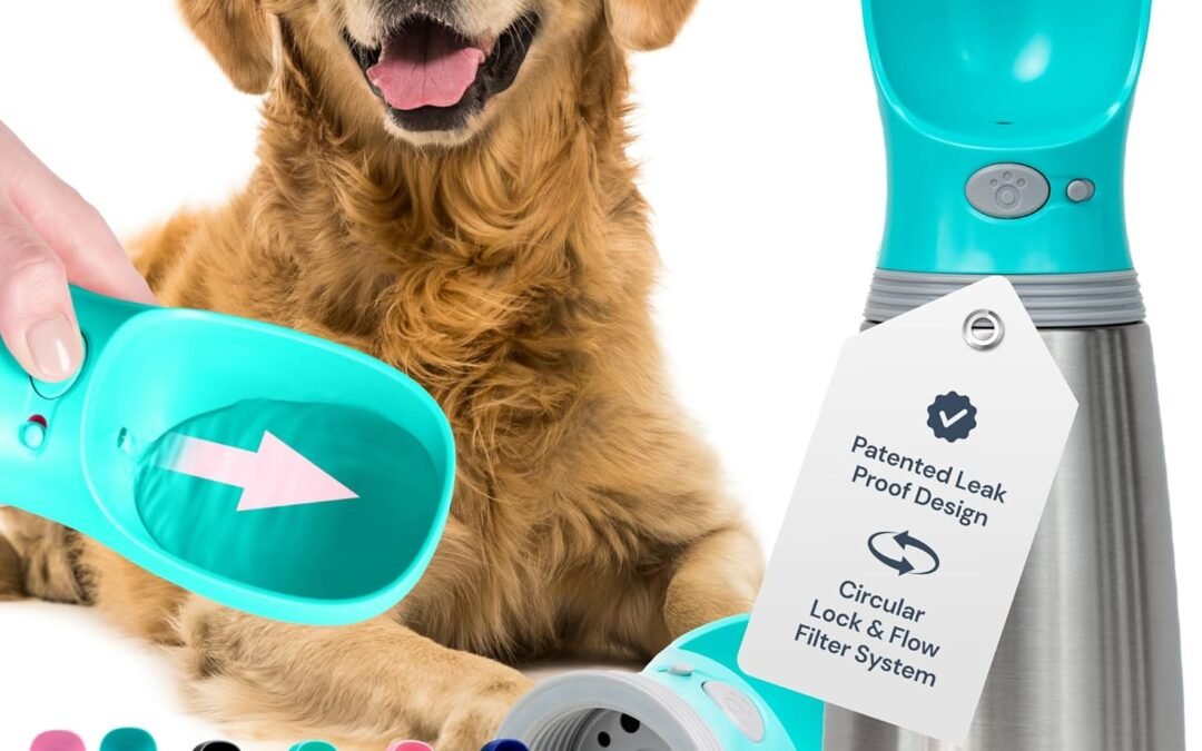 OEM ODM MalsiPree Leak Proof Stainless Steel Portable Dog Water Bottle – 24 oz, Blue Water Dispenser for Pets – Outdoor Dog Travel Water Bottle – Supplier