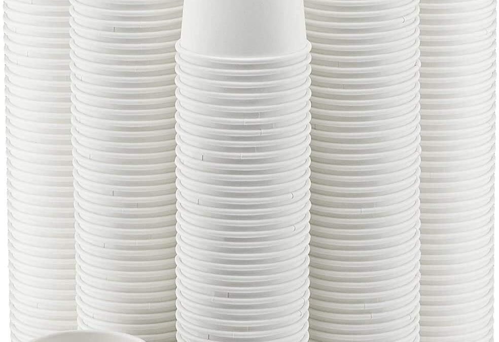 OEM ODM NYHI 300 Pack 10 oz White Paper Disposable Coffee Cups Hot Cold Beverage Drinking Cup for Water Juice Espresso Tea Ideal for Water Coolers Party Supplier