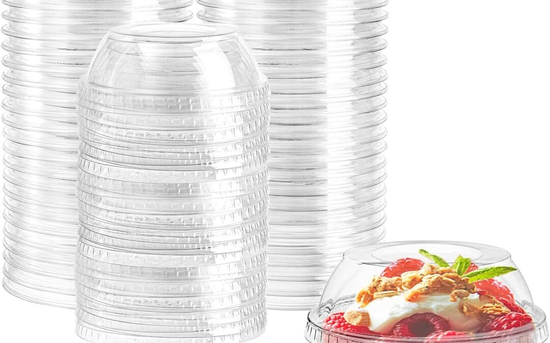 OEM ODM WUWEOT 50 Pack Plastic Dessert Cups, 12 oz Clear PET Dessert Bowls, Disposable Parfait Cups with Lid (No Hole) for Ice Cream Fruit Iced Cold Drinks Dessert Yogurt Cereal Parfait Puddings Mousse Supplier