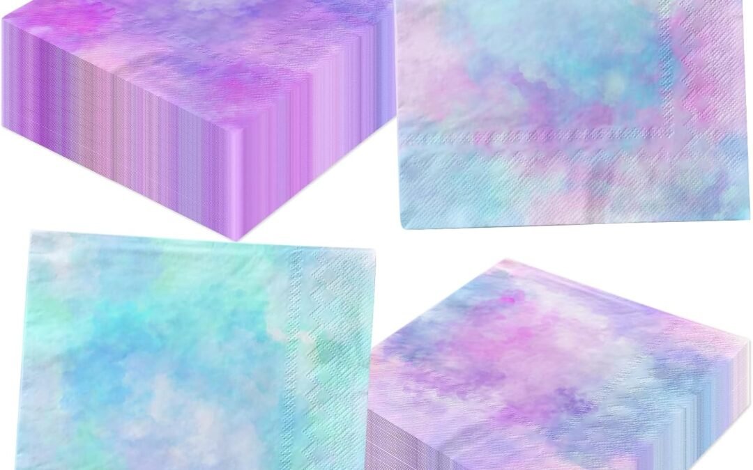OEM Pastel Rainbow Party Decorations,40pcs Rainbow Napkins Colorful Cloud Rainbow Birthday Paper Napkins for Pastel Party Supplies Wholesale Manufacturer