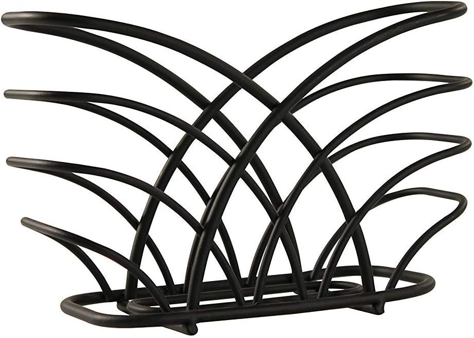 OEM Spectrum Flower Napkin Holder (Black) – Dispenser & Décor for Kitchen, Dining Room, Outdoor, & Bar Tabletop Storage Wholesale Manufacturer