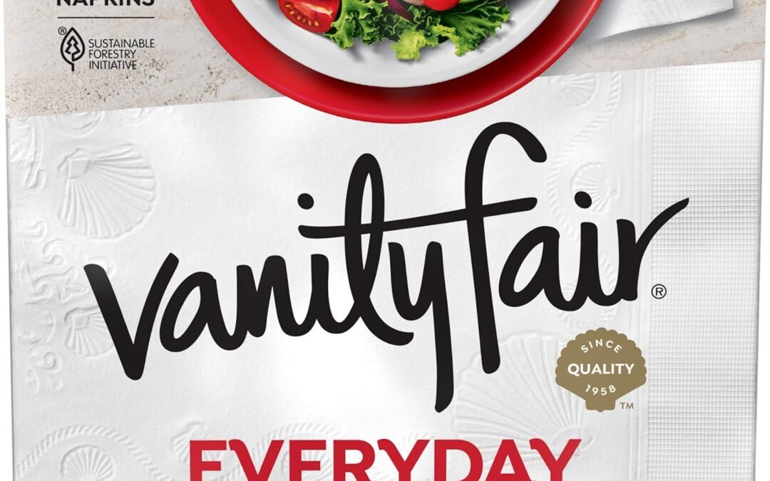 OEM Vanity Fair Everyday Paper Napkins, 100 Count, Disposable Napkins Made Soft And Smooth For Everyday Meals Wholesale Manufacturer
