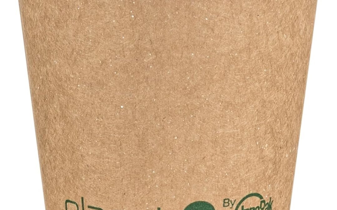 Planet+ 100% Compostable PLA Laminated Double-Wall Insulated Hot Cup, 12-Ounce, 1000-Count Case (PLC-12-DW) Manufacturer & Supplier