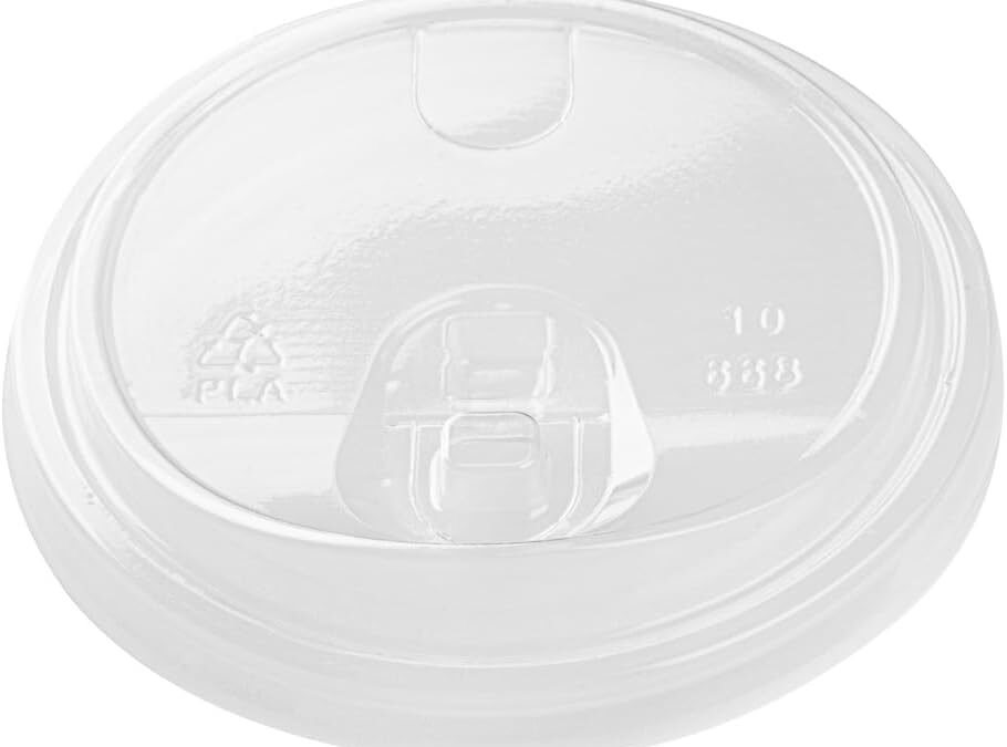 Restaurantware LIDS ONLY: Sustain Cold Cup Lids 50 Disposable Lids For Cups – Cups Sold Separately Fits 9 12 16 20 And 22 Ounce Cups Clear PLA Plastic Lids With Sip Opening And Straw Hole Manufacturer & Supplier