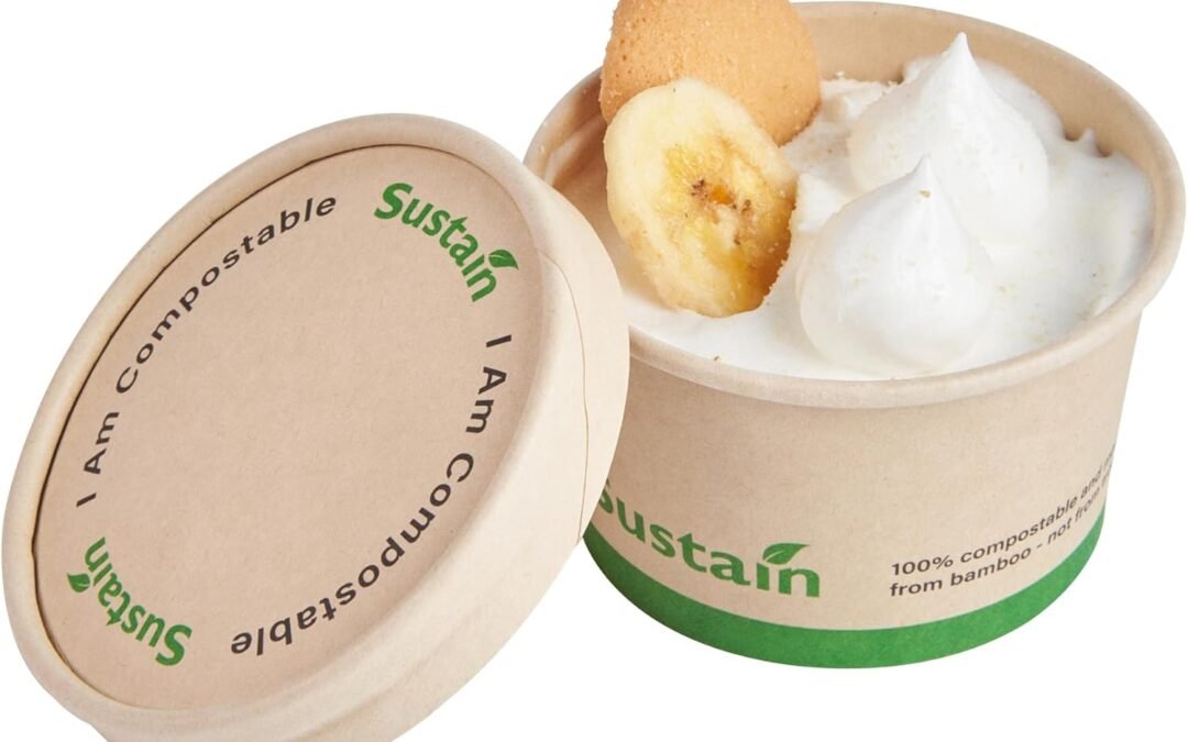 Restaurantware-LIDS ONLY: Sustain Round Paper Soup Container Lids, 50 Disposable Ice Cream Cup Lids – Cups Sold Separately, For 3 And 4 Ounce Cups, Bamboo To Go Cup Lids, PLA lining, Compostable Manufacturer & Supplier