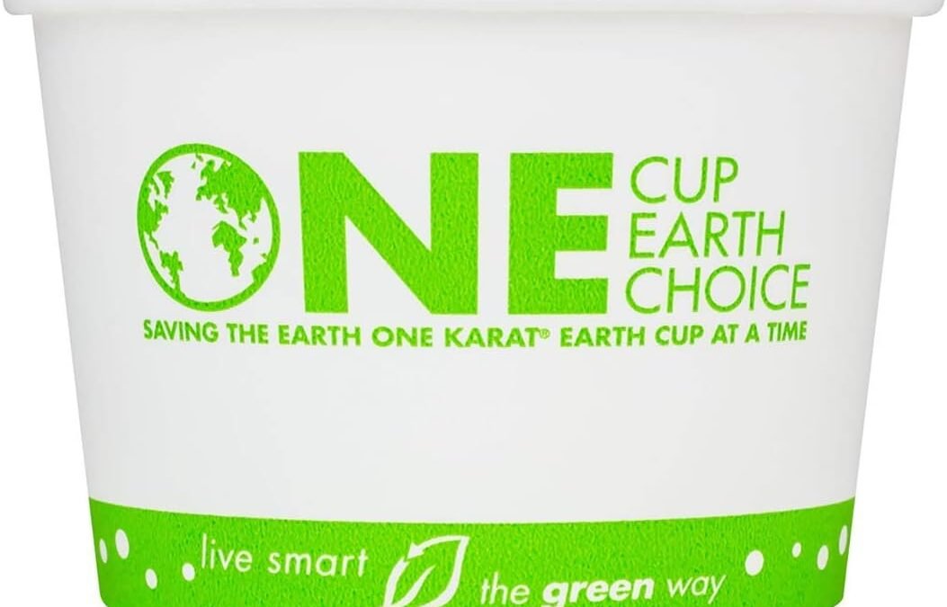 Top Chinese Factory Karat Earth KE-KDP16 16 oz Hot/Cold Paper Food Container,”One Earth” Print (Pack of 500) Wholesale Deal