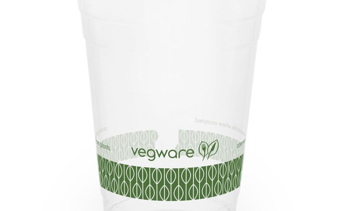 Vegware Compostable Clear 16oz PLA Plastic Cold Cups, Case of 1000, Renewable Plant-Based Material, 96 Series Lids and Inserts Available, For Cold Drinks & Snacks Manufacturer & Supplier