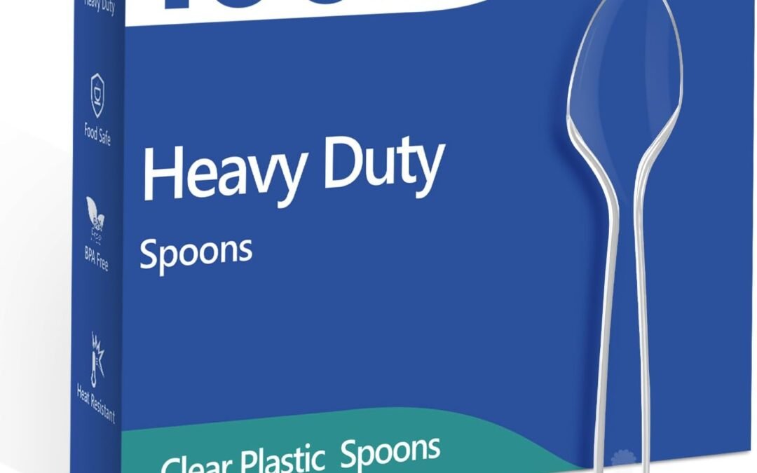 Wholesale 100 Count Plastic Spoons,Heavy Plastic Silverware,Premium Disposable Spoons, BPA-Free, Heat Resistant, Suitable for Parties, Events and Everyday Use Manufacturer