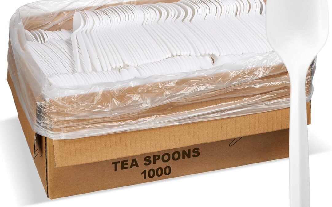 Wholesale 1000 Count Bulk Cutlery (Tea Spoons, White) Manufacturer