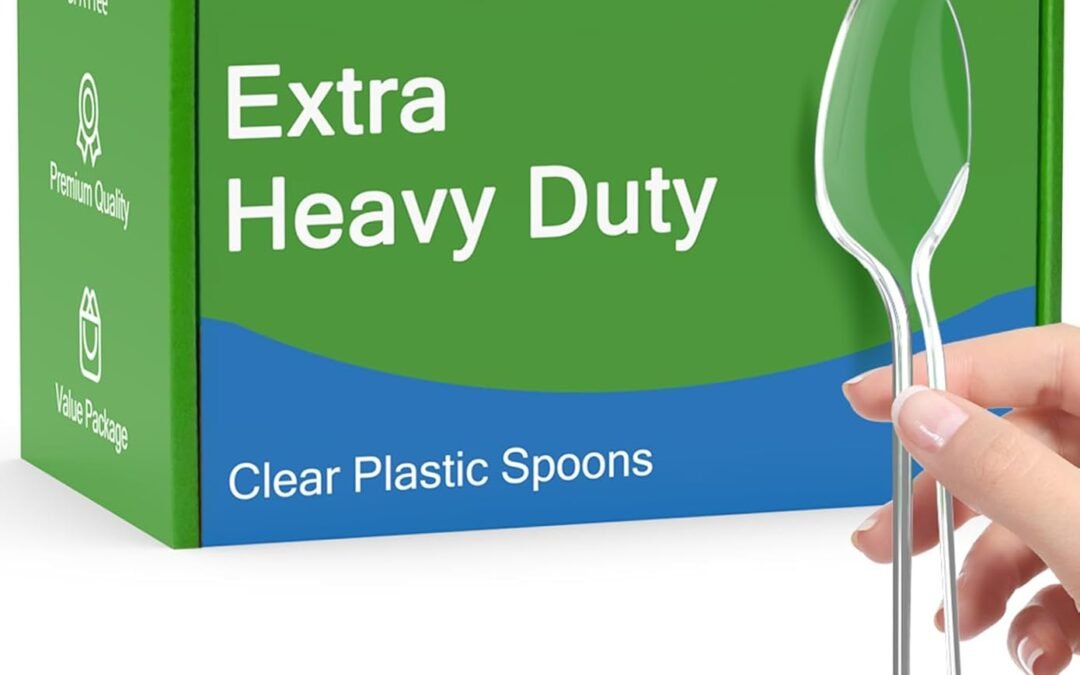 Wholesale 300 Count Clear Plastic Spoons Disposable, BPA-Free, Heat Resistant, Solid and Durable Disposable Spoons Heavy Duty Bulk, Premium Spoons plastic disposable for Party Supply Manufacturer