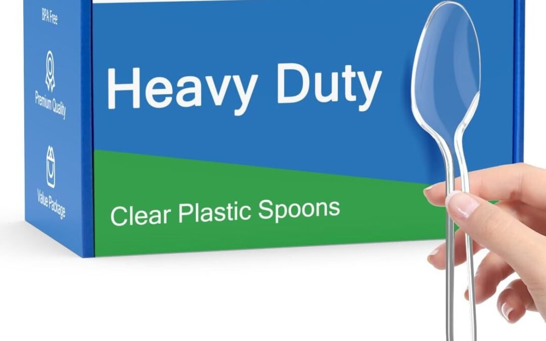 Wholesale 360 Count Clear Plastic Spoons Disposable, BPA-Free, Heat Resistant, Solid and Durable Disposable Spoons Heavy Duty Bulk, Premium Spoons plastic disposable for Party Supply Manufacturer