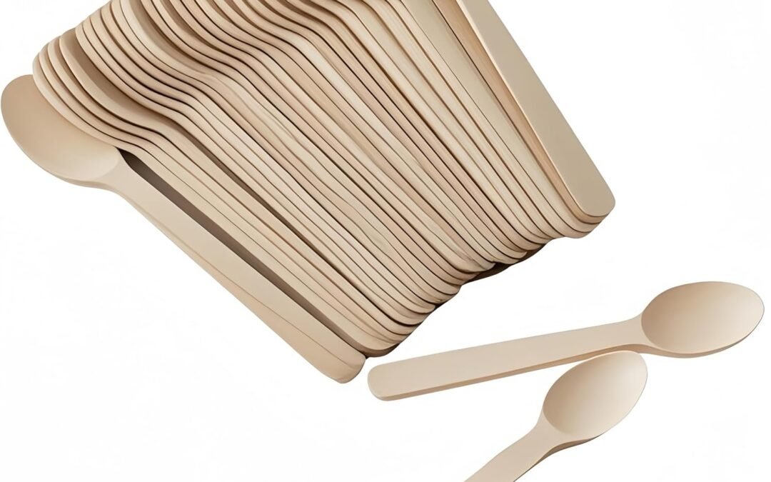 Wholesale 48 Pieces Disposable Wooden Cutlery Spoons,6.25″ Biodegradable Compostable Wooden Spoons Manufacturer