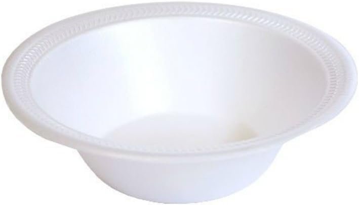 Wholesale Bluesky Dinner White Lightweight Plastic Soup Bowls-12 oz | Pack of 100 Bowls, 12 oz Manufacturer